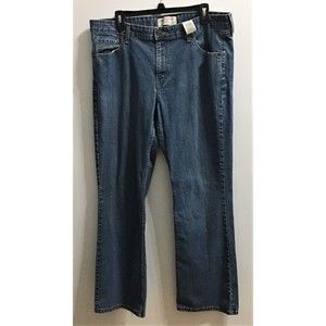 Distressed Levi Low Rise Bootcut Misses 18 Stretch Jeans